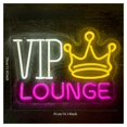thumbnail image 3 of Letrero Luminoso De Neón"VIP LOUNGE" Para Salas Esports, Decoración Moderna Para Tiendas, Bares, Juegos, Aeropuertos 41x28cm, 3 of 6