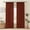 Chestnut Brown, variant on Galenzoov 40×90 inch 2 Panels Pinch Pleated Linen Curtains for Home, Light Filtering Airy & Privacy Protection Breathable Window Drapes for Bedroom, Living room, Office, Sand Beige