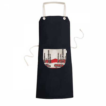 

Car Mountain Tower Chinese Revolution Apron Bib Sarong Cooking Baking Kitchen Pocket Pinafore