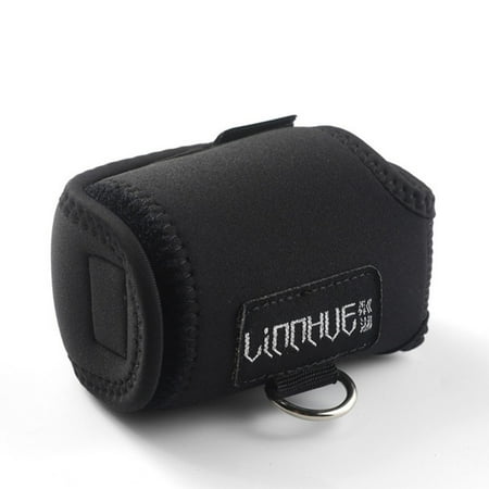 Fishing Gear Fishing Accessories Fishing Tackle Fishing -Reel Bag Cover Baitcasting Trolling Fishing Reel Case Pouch Drum Reel Bag Black