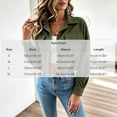 thumbnail image 2 of cocolona Cropped Jackets for Women Lapel Button Down Trendy Tops Casual Long Sleeve Fall Short Outerwear, 2 of 7