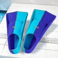 thumbnail image 2 of Swim Training Fins Silicone Professional Scuba Diving Fins Short Men Women Snorkel Swimming Fins Kids Flippers Equipment Set, 2 of 5