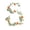 Orange, variant on Linnome Long Artificial Rose Vine Greenery Garland Bendable Floral Strip for Mirror Window Arch Wedding Fireplace Mantel Decor