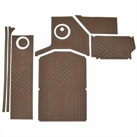 Supra Boat Non-Skid Deck Mats 117225 | SeaDek Chocolate Black (Kit)