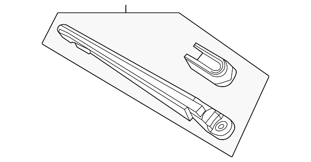 Genuine OE Acura Wiper Arm - 76720-STX-A01