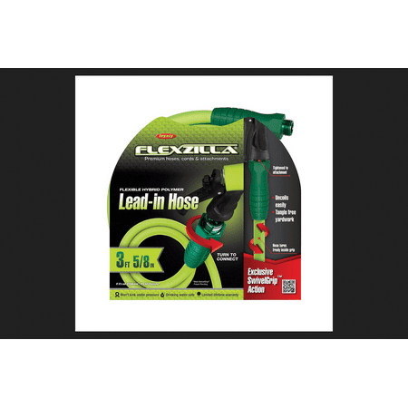 - Flexzilla Legacy 5/8 in. Dia. x 3 ft. L Garden Hose Kink Resistant