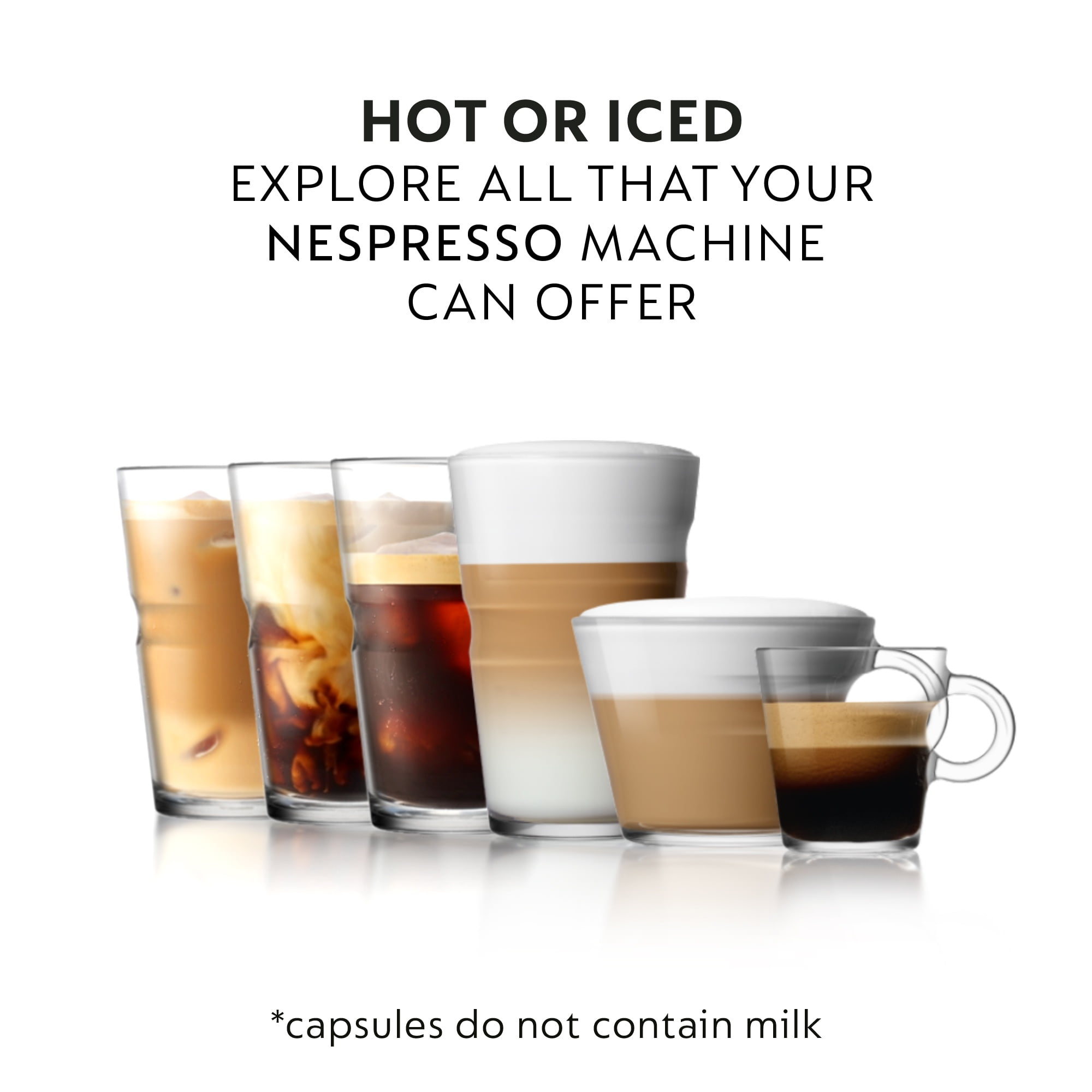 Nespresso Capsules Original, Dark Roast Variety Pack Espresso Coffee, 40-Count Espresso Coffee Pods, Brews 1.35oz