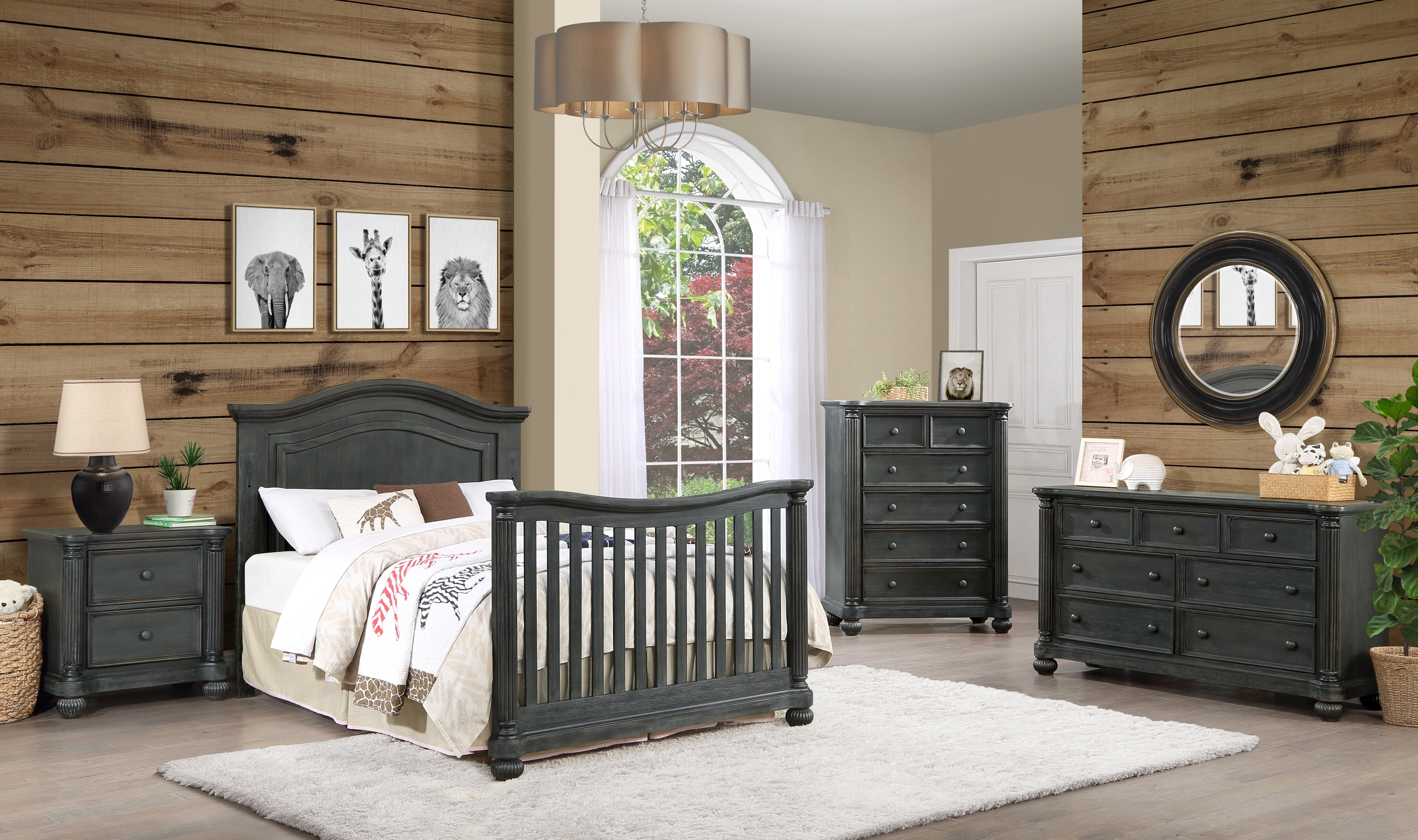 Kingsley Charleston 7 Drawer Dresser in Weathered Woodland