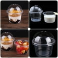 thumbnail image 2 of Clear Dessert Containers Plastic for Desserts Disposable Cup Pudding Cups Lid Muffin Bowl Mini Cake Snack Parfait with Transparent 20 Pcs, 2 of 6