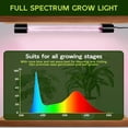 thumbnail image 3 of Paquete de 4 luces LED de cultivo Hlite de 16 pulgadas, espectro completo, enchufar y colgar, 3 of 7