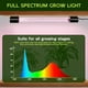 thumbnail image 3 of Paquete de 4 luces LED de cultivo Hlite de 16 pulgadas, espectro completo, enchufar y colgar, 3 of 7