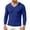 Navy, variant on Men's V Neck Shirts Comfy Ribbed Knit Slim Fitted Long Sleeve Pullover Tops Fashion Preppy Style Office Dating Holiday Tee Tops Purple M