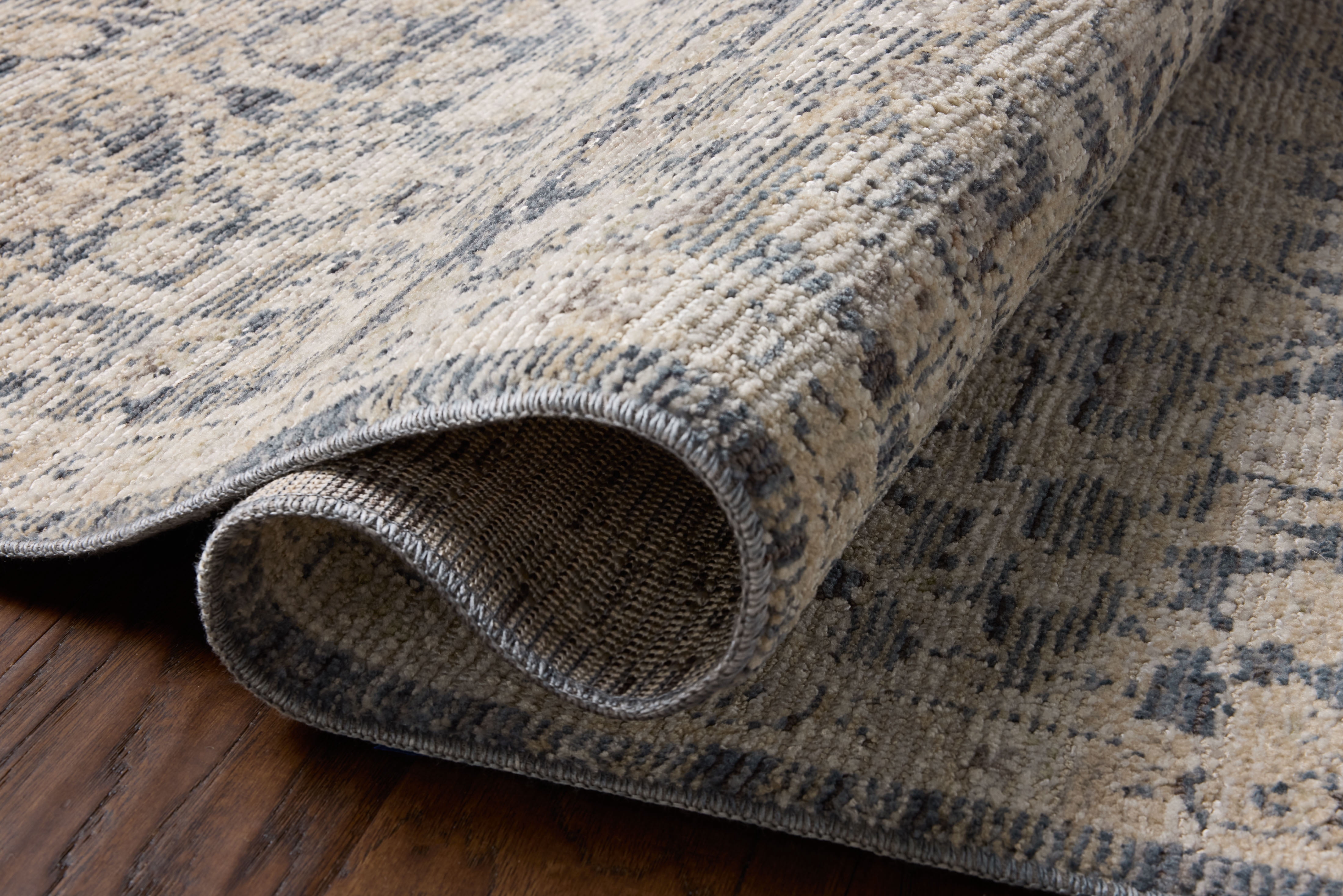 Loloi Milena Denim / Natural 4'-0" x 10'-0" Area Rug