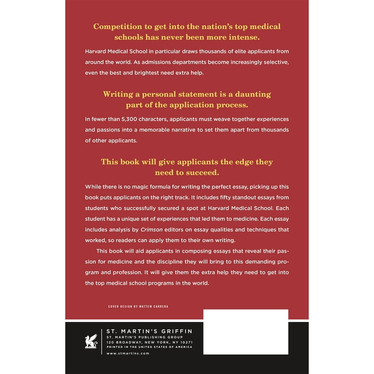 50 Successful Harvard Application Essays, 5th Edition: What