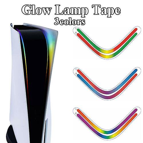 Para Playstation 5 Led Light Luminous Sticker Gradiente Pegatinas decorativas Belleza
