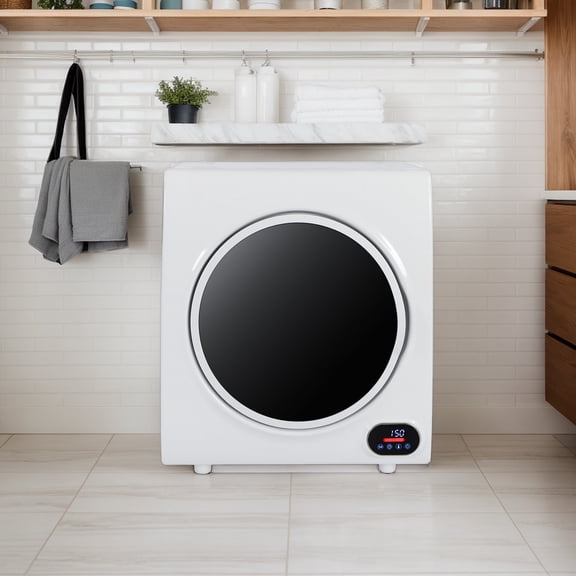 GYJ40-88C1-E 4KG 2.6 CUFT Compact Portable Clothes Dryer with LED Display White 110V