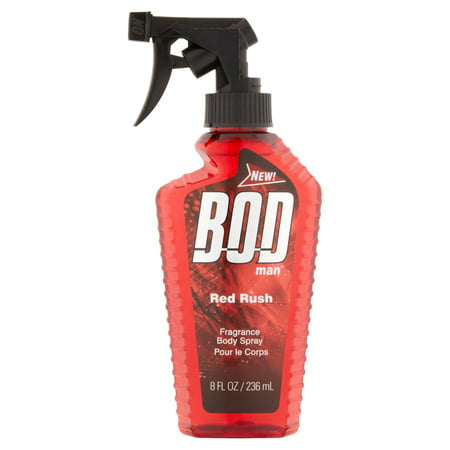 BOD Man Red Rush Fragrance Body Spray, 8 fl oz - Walmart.com