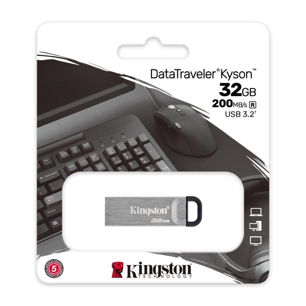 Kingston Kyson 3.2 Gen 1 Metal USB Flash DTKN/ 32GB - Walmart.com