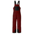 thumbnail image 5 of Dakiuu Kids Snow Bibs Girls Boys Insulated Waterproof Ski Pants Snow Suit Warm Outdoor Activewear Snowboard Overalls Snowsuit with Pockets Wine 4-5 Years (120), 5 of 8