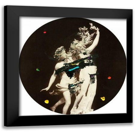 PI Studio 12x12 Black Modern Framed Museum Art Print Titled - Love Asunder I