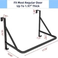 thumbnail image 2 of Over The Door Clothes Hanger Rod, Metal Over The Door Hanger for Coat, Clothes Drying Rack for Door for Laundry, Bedroom, 2 of 5