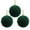 Green#3, variant on Nilvkv 3PCS Velvet Christmas Balls, Bulk Flocked Christmas Tree Ball Ornaments Plastic Balls 8cm/3.1in Xmas Decorative Hanging Ornaments Christmas Tree Decoration