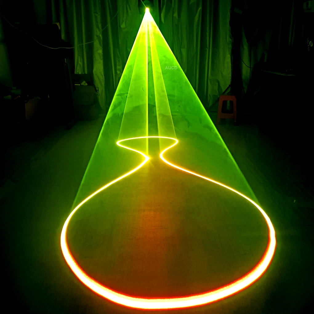 Pro Android / iOS APP Bluetooth Control 5W RGB Animation Scan Beam Projector La ser Lights ILDA DMX512 For DJ Disco Party Show Stage Lighting