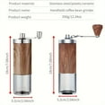 thumbnail image 4 of MesaSe Hand-cranked Stainless Steel Coffee Bean Grinder  Grinder Coffee Machine  Hand-cranked Coffee Machine  Hand-cranked Bean Grinder  Portable Coffee Bean Grinder Set  Outdoor Camping, 4 of 7