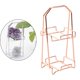 thumbnail image 3 of Soporte de exhibición Material premium Regalo Decorativo Tamaño pequeño Estante sólido Estante pequeño para ahorrar espacio Soporte de almacenamiento Oro rosa Baoblaze Soporte de exhibición, 3 of 8