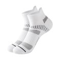 thumbnail image 5 of Helii Men's Low Cut Basketball Socks, Breathable Athletic Ankle Sports Socks with Reinforced Heel & Toe, Moisture Wicking Cushioned Training Socks for Running Gym White,One Size, 5 of 5