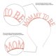 thumbnail image 5 of Expecting Party Headpiece Crowns And Belt Set Celebration Hairpieces Maternity Sash Headband For Special Occasion Silver illusion suit, 5 of 5