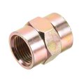 thumbnail image 1 of Unique Bargains Pipe Fitting Connector Straight Hex Nipple Coupling 3/8 PT Female Thread Hydraulic Adapter 1pcs, 1 of 3