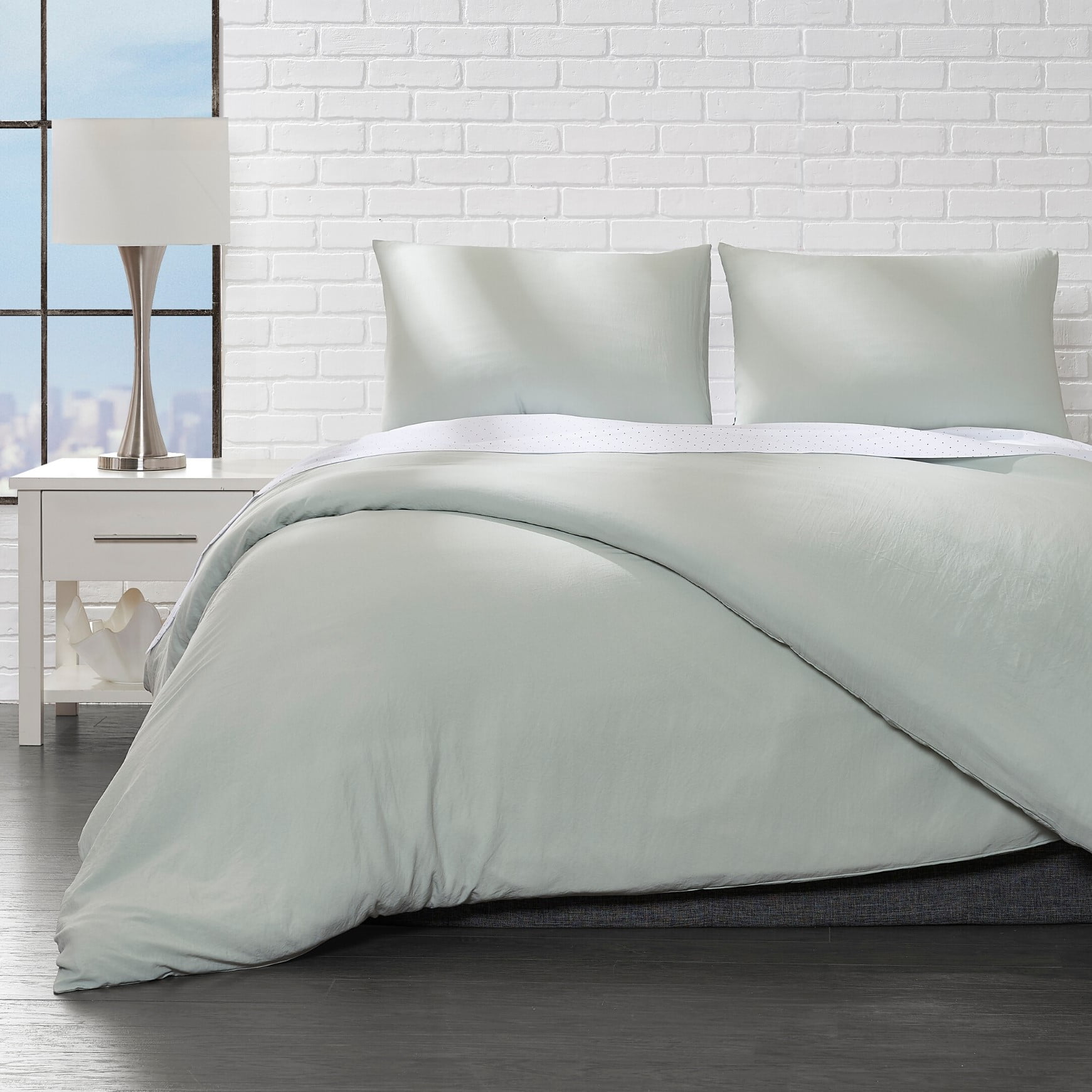 Microfiber 3Piece Duvet Cover Set & Microfiber DownAlternative