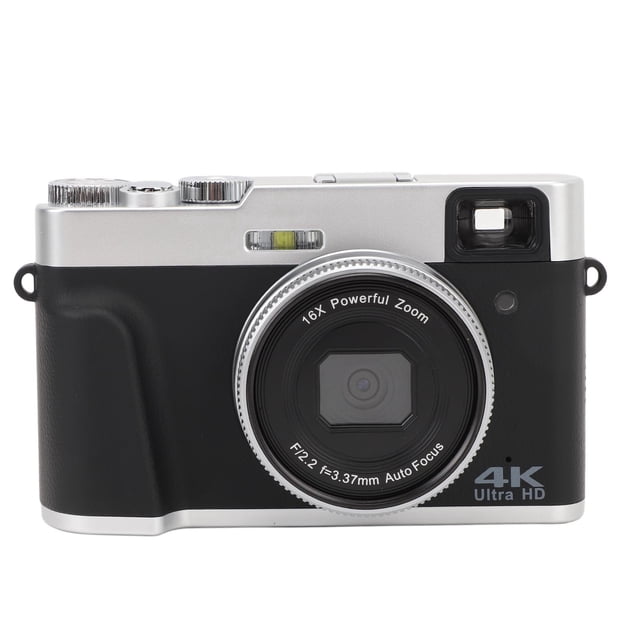 Cámara Digital De 48MP, Cámara Vlogging Compacta Con Zoom 16X, Video 4K, Pantalla , Modo Beauty Face, Función Webcam, Antivibración,