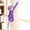 Purple, variant on Meitianfacai Plush Monkey Toy with Long Arms for Home Hanging Decor and Interactive Play Gift