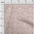 thumbnail image 1 of oneOone Polyester Lycra Dusty Rose Fabric Floral Mandala Craft Projects Decor Fabric Printed By The Yard 56 Inch Wide, 1 of 4