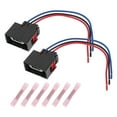 thumbnail image 1 of Conector de pigtail de socket de señal de giro No.55277414AA para Dodge para Ram 1500 2009-2010, conector de luces de señal de giro 2 piezas reemplaza No.68226719AA, 1 of 7