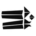 thumbnail image 4 of Car Window Molding Trim,10Pcs Pillar Post Side Side Door Window Cover Trim Automotive Side Window Moldings Cutting-Edge Features, 4 of 14