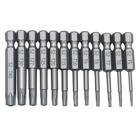 

Reduced!! Portable Screwdriver Bit Set Hex Torx Magnetic Durable S2 Steel Replacement Tool