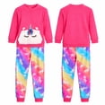 thumbnail image 2 of Sweet & Sassy Girls' Pajama Set - 2 Piece Velour Critter Sleep Shirt and Pajama Bottoms, 2 of 7