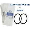 thumbnail image 4 of Sanitaire Professional Premium Cleaning Bundle 1 Outer Bag w/ Latch (53469-23)+ 12 Allergen Filtration Bags for Eureka Style F&G (54924C)Vacuum Cleaner FG Sanitaire Commercial + 2 Belts (52100D), 4 of 5