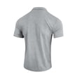 thumbnail image 4 of Bibifish Mens Polo Shirts Short Sleeve Quarter Zip Waffle Knit Casual Shirts Breathable Daily Wear Tops, 4 of 5