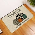 thumbnail image 3 of Safarsa Welcome Doormat Linen Flowers Carpet Rubber Non-Slip Reusable Entrance Tulip Rug Housewarming Gift Indoor Decoration Supplies Home Decor Outdoor Mats 17\u201dx 30\u201d, 3 of 6