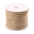 thumbnail image 1 of EASTIN Handmade DIY Jute String Rope Gardening Bundling Pet Scratching Post Crafting Jute Cord  4mm  20m, 1 of 8