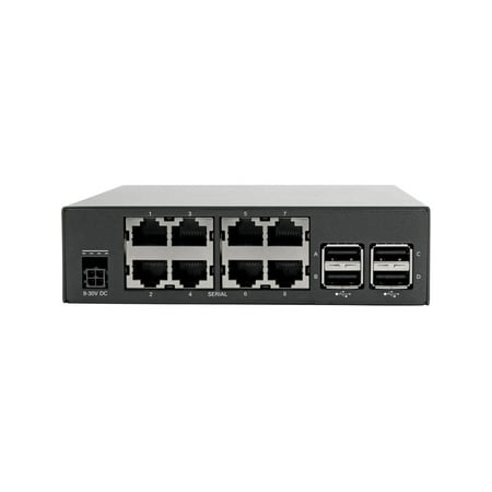UPC: 0037332209306 | Tripp Lite 8-Port Serial Console Server with Dual GbE NIC 4Gb Flash and 4 USB Ports (B093-008-2E4U)