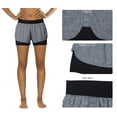 thumbnail image 4 of icyzone Exercise Athletic Jogging Shorts 2-in-1, 4 of 5