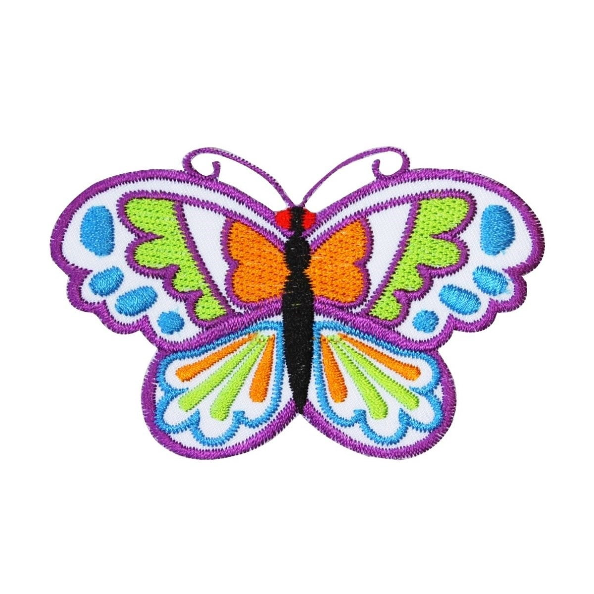 Colorful Butterfly Patch Pastel Cute Bug Kid Craft Embroidered Iron On ...