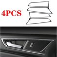 thumbnail image 1 of Pour Ford Edge 2015-2020 Poignée Intérieure en Acier au Carbone 4 Pcs, 1 of 4