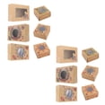 thumbnail image 2 of EeaseMX 12 cajas de embalaje para pasteles y postres con ventana de papel, ideal para panadería, cupcakes y Navidad., 2 of 7