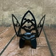 thumbnail image 3 of CASAFUN Halloween Candle Holder, Tealight Candle Holders with Pumpkin Ghost Bat Spider, Funny Shadow Black Metal Tea Light Holders, Scary Halloween Decoration for Table Centerpieces Party, 3 of 6